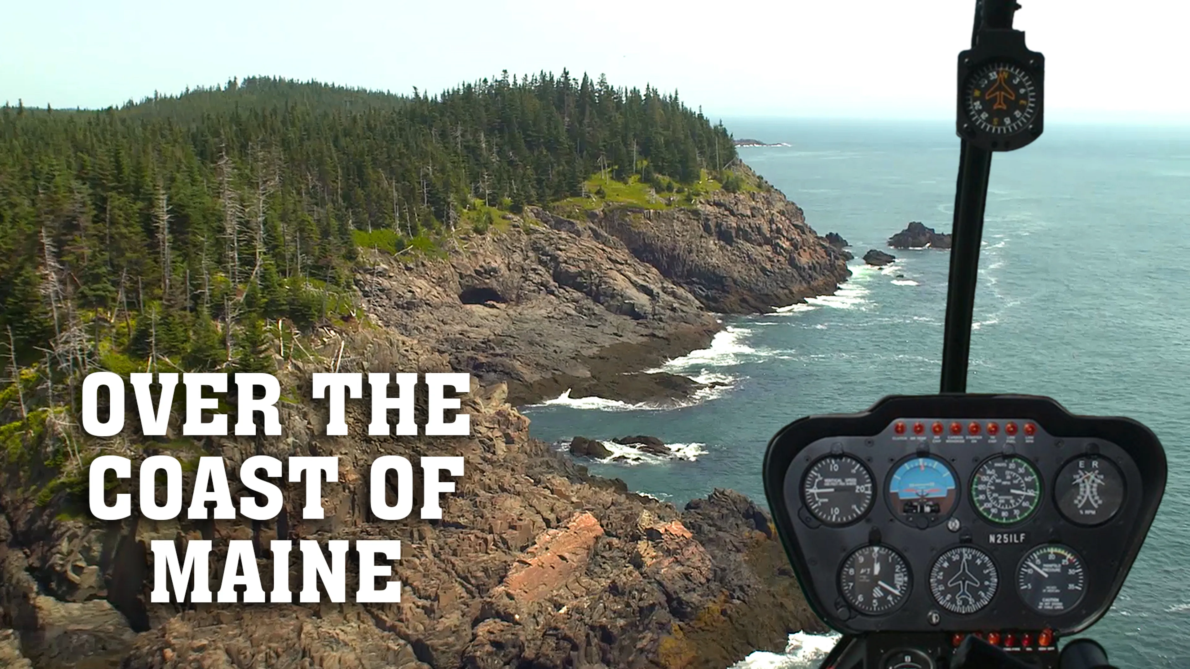 Over the Coast of Maine poster
